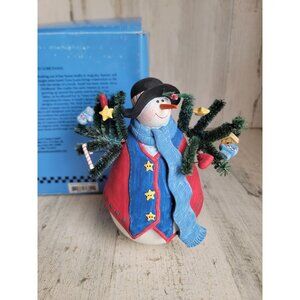 Winter magic jolly follies Snowman collectible‎ Xmas decor figure